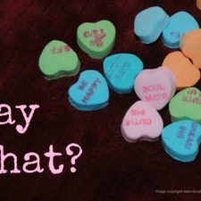 ALT="Conversation heart candy"