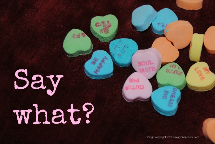 ALT="Conversation heart candy"