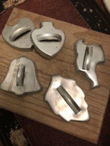 ALT="old tin cookie cutters"