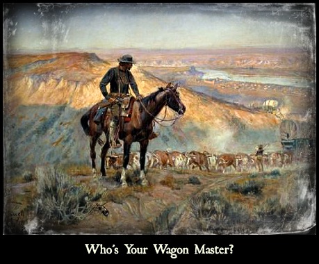 ALT="The Wagon Master by CM Russell"