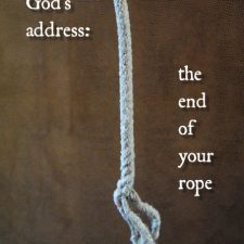 ALT="end of a rope with no knot"