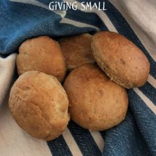 ALT="five small loaves of bread"