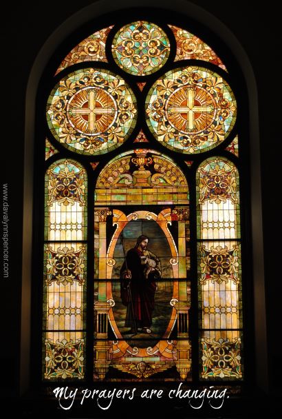 ALT="stained glass window of Jesus"