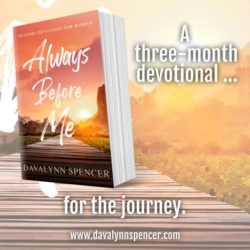 ALT="book cover for Always Before Me devotional book"