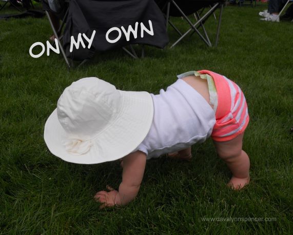ALT="toddler on grass Always Before Me"