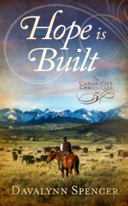 ALT="Hope Is Built" book cover man on horse with cattle
