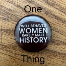 ALT="black button women's history"