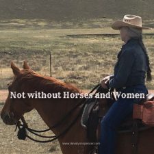 ALT="woman riding a horse"