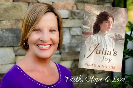 ALT="author Susan G Mathis" and book Julia's Joy