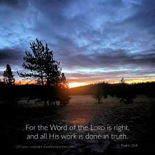 ALT="Mountain sunrise"